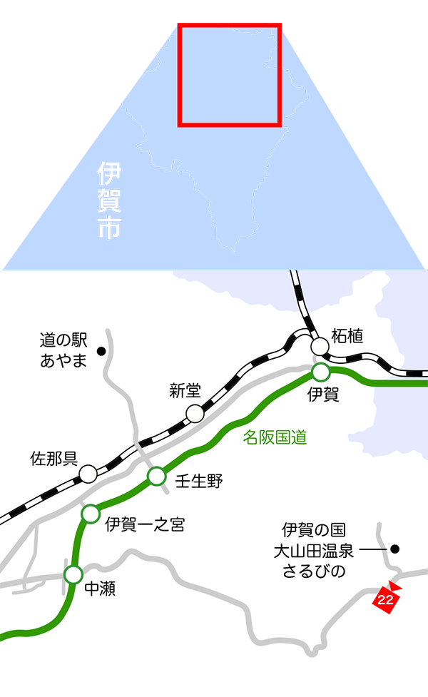 府中・大山田エリア地図