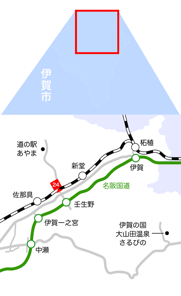 府中・大山田エリア地図