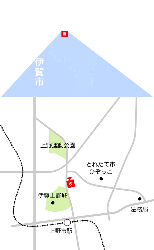 小田・平野エリア地図