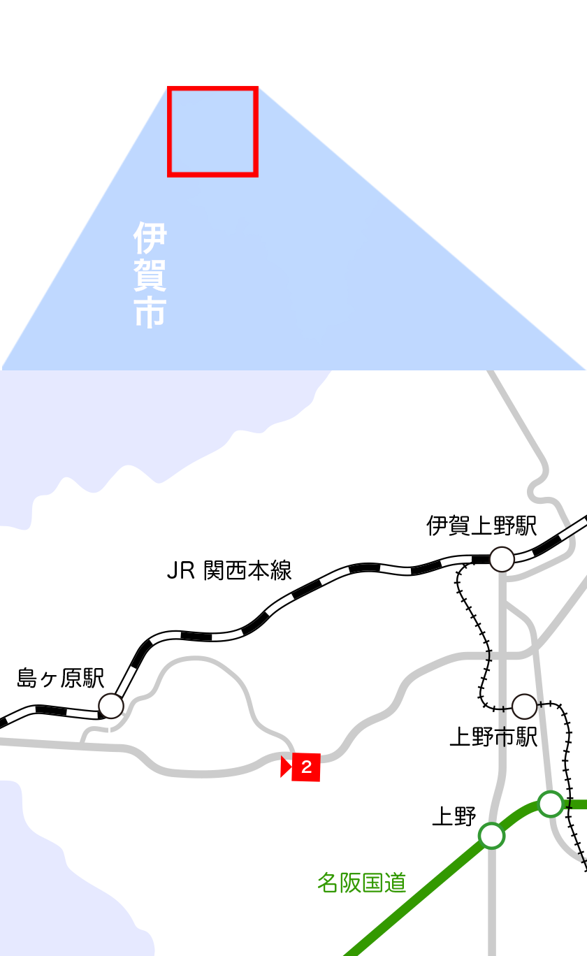 伊賀市地図
