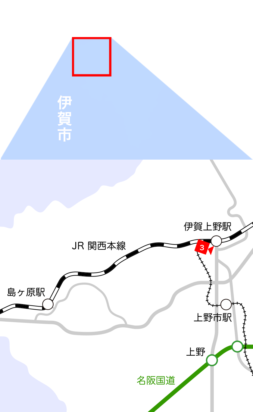 伊賀市地図