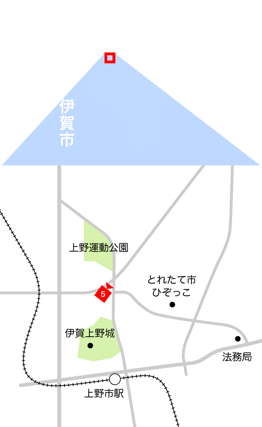 伊賀市地図