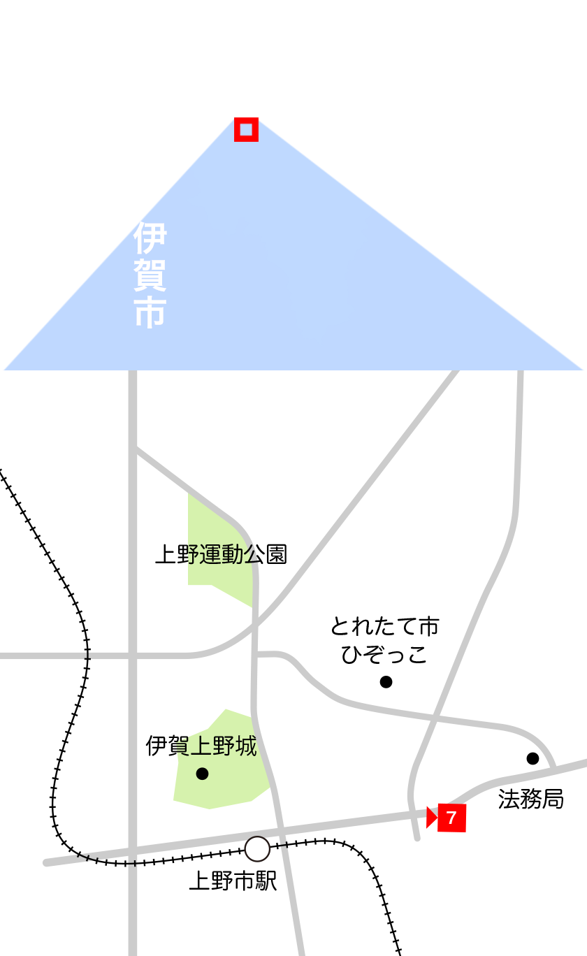 伊賀市地図