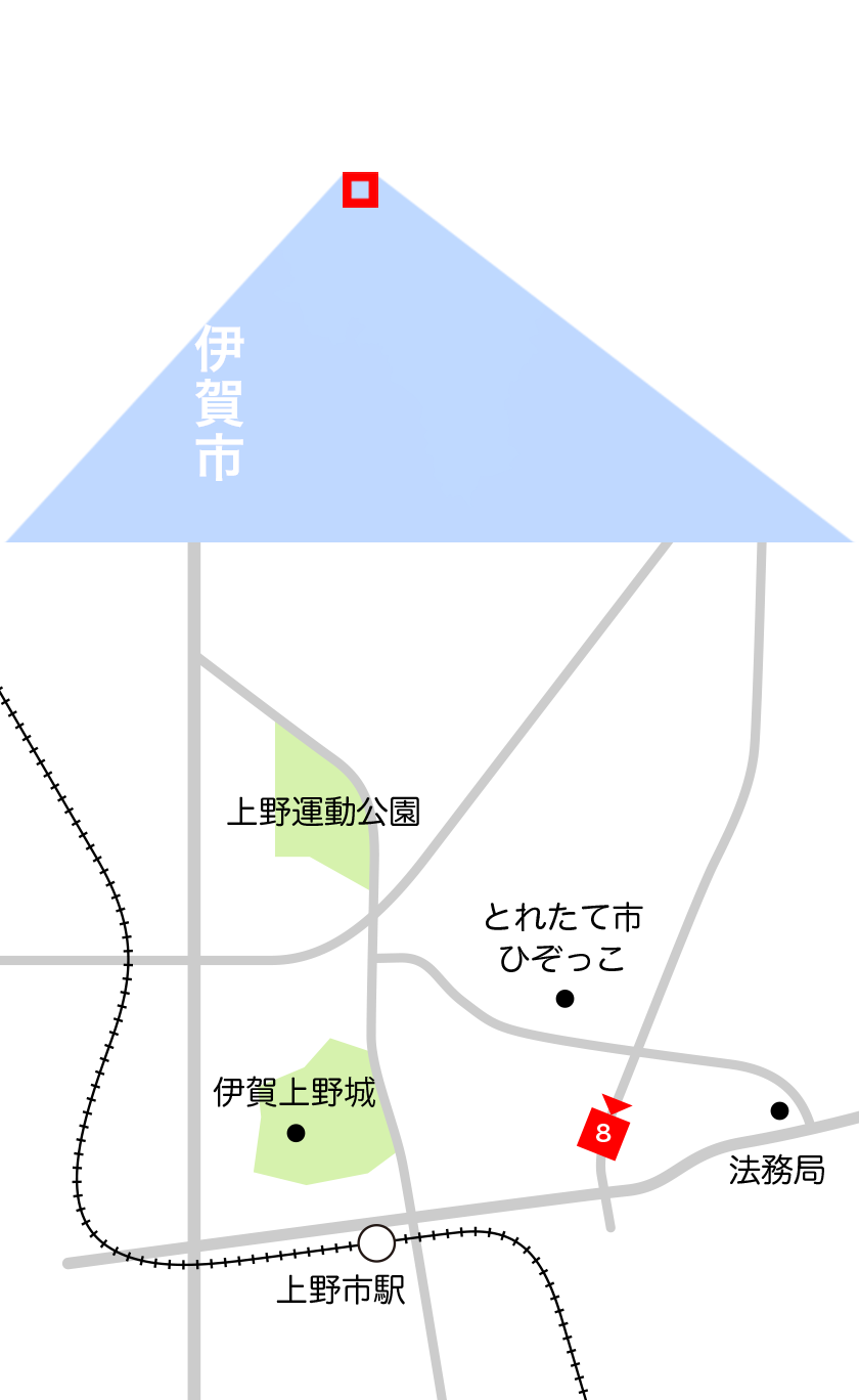 伊賀市地図