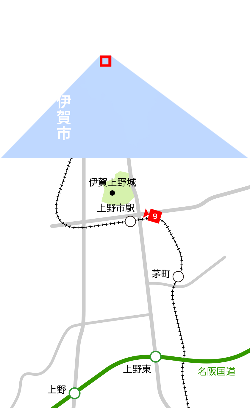 伊賀市地図
