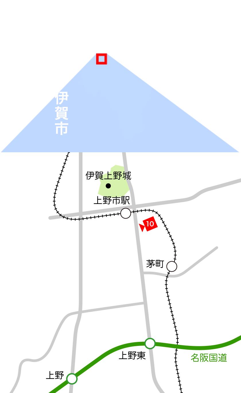 伊賀市地図