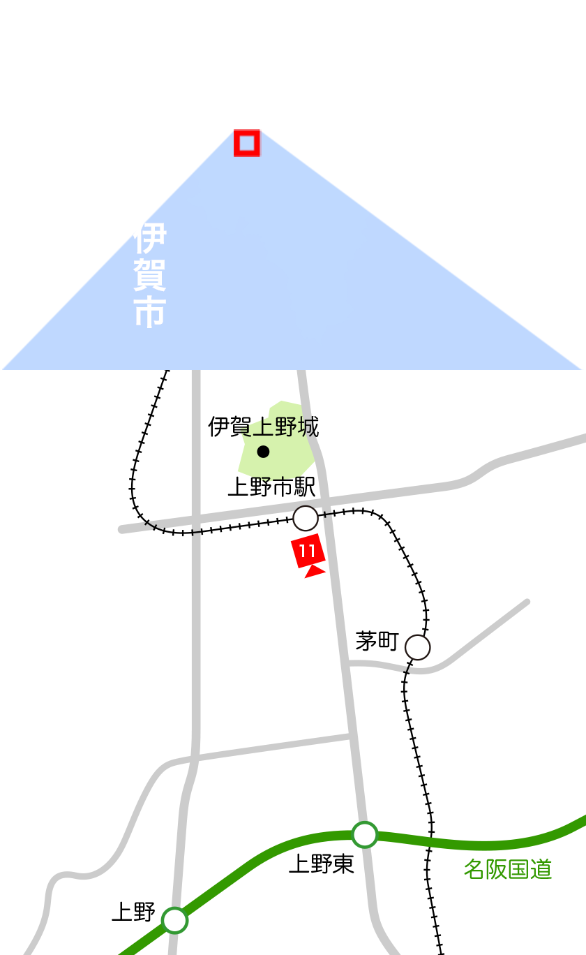 伊賀市地図