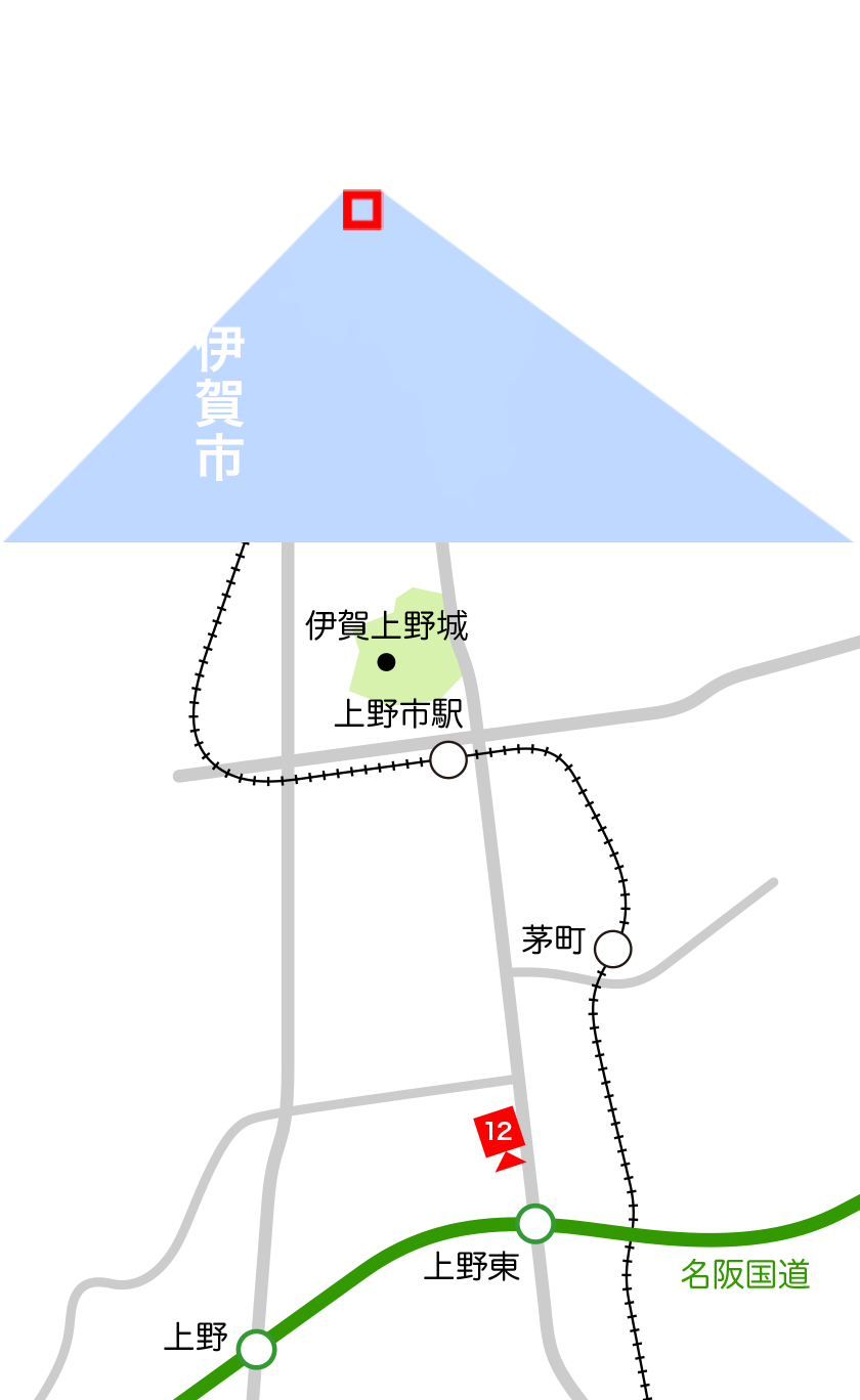 伊賀市地図
