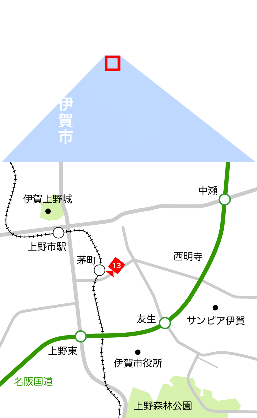 伊賀市地図
