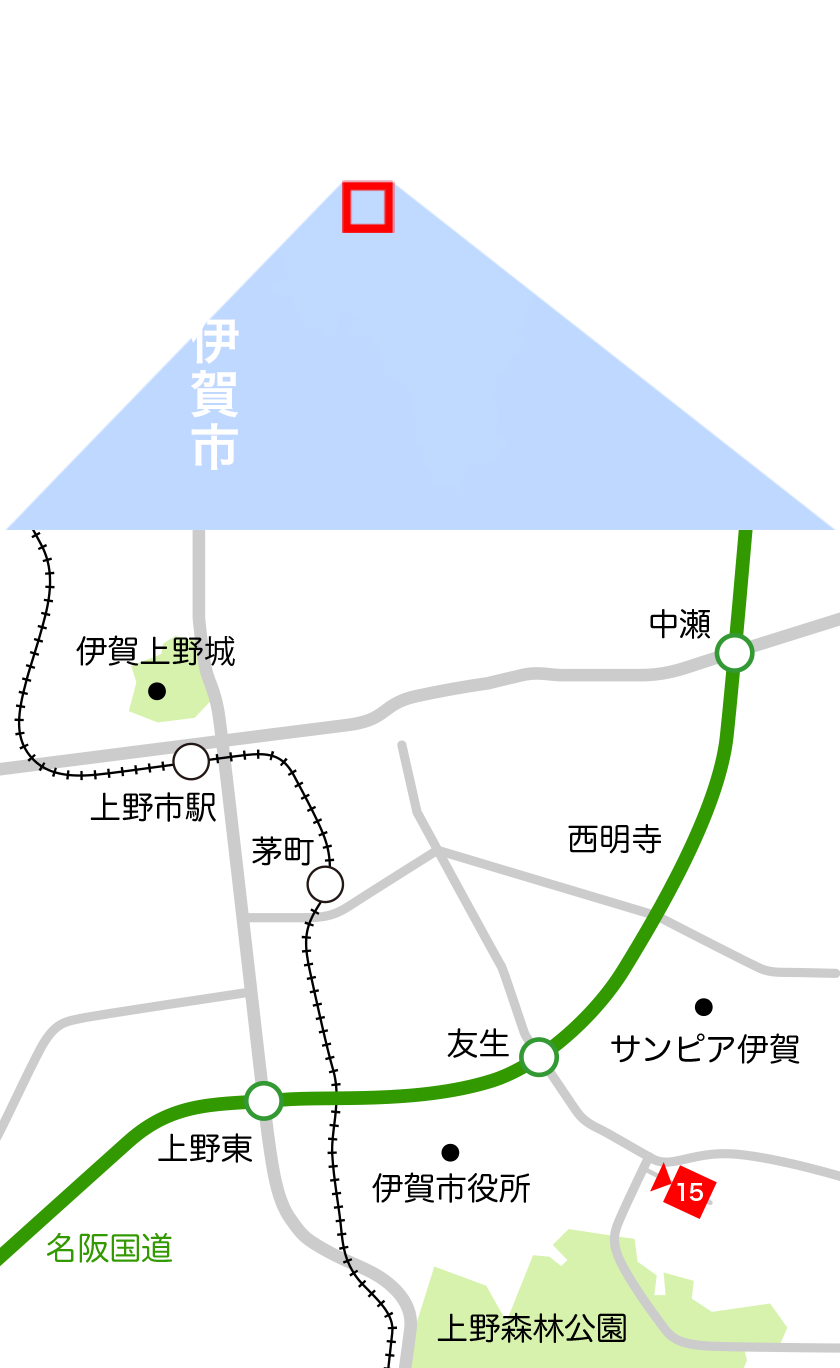 伊賀市地図