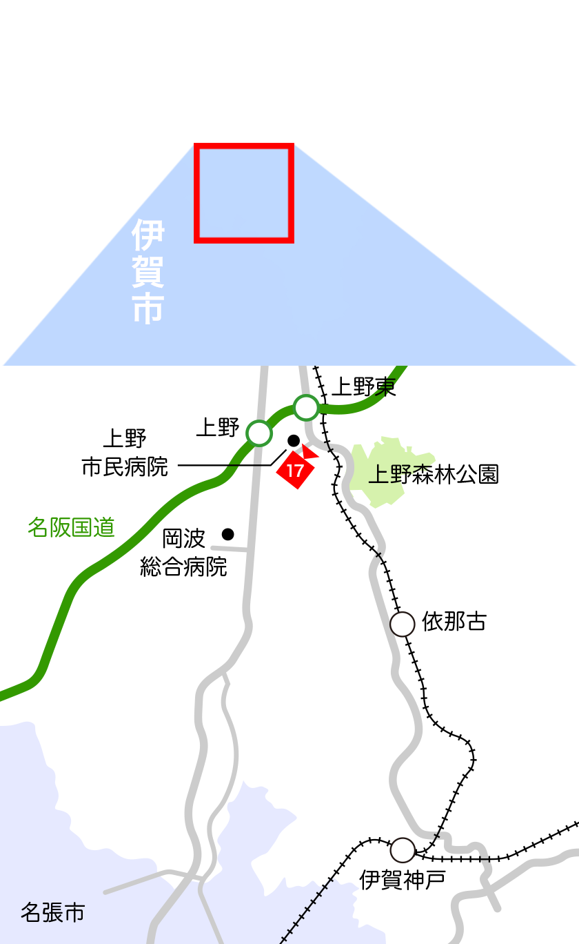 伊賀市地図