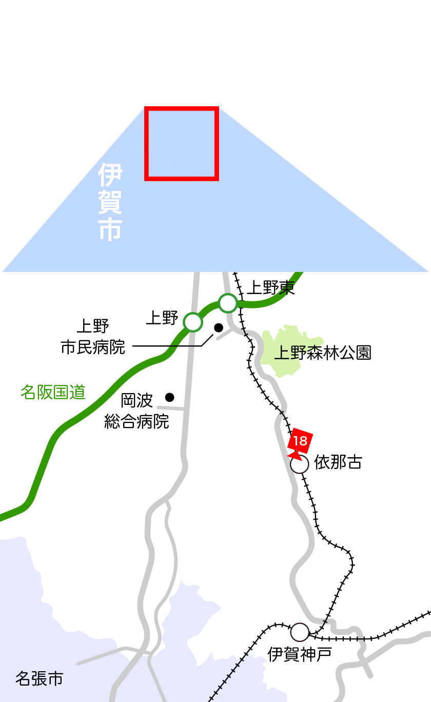 伊賀市地図