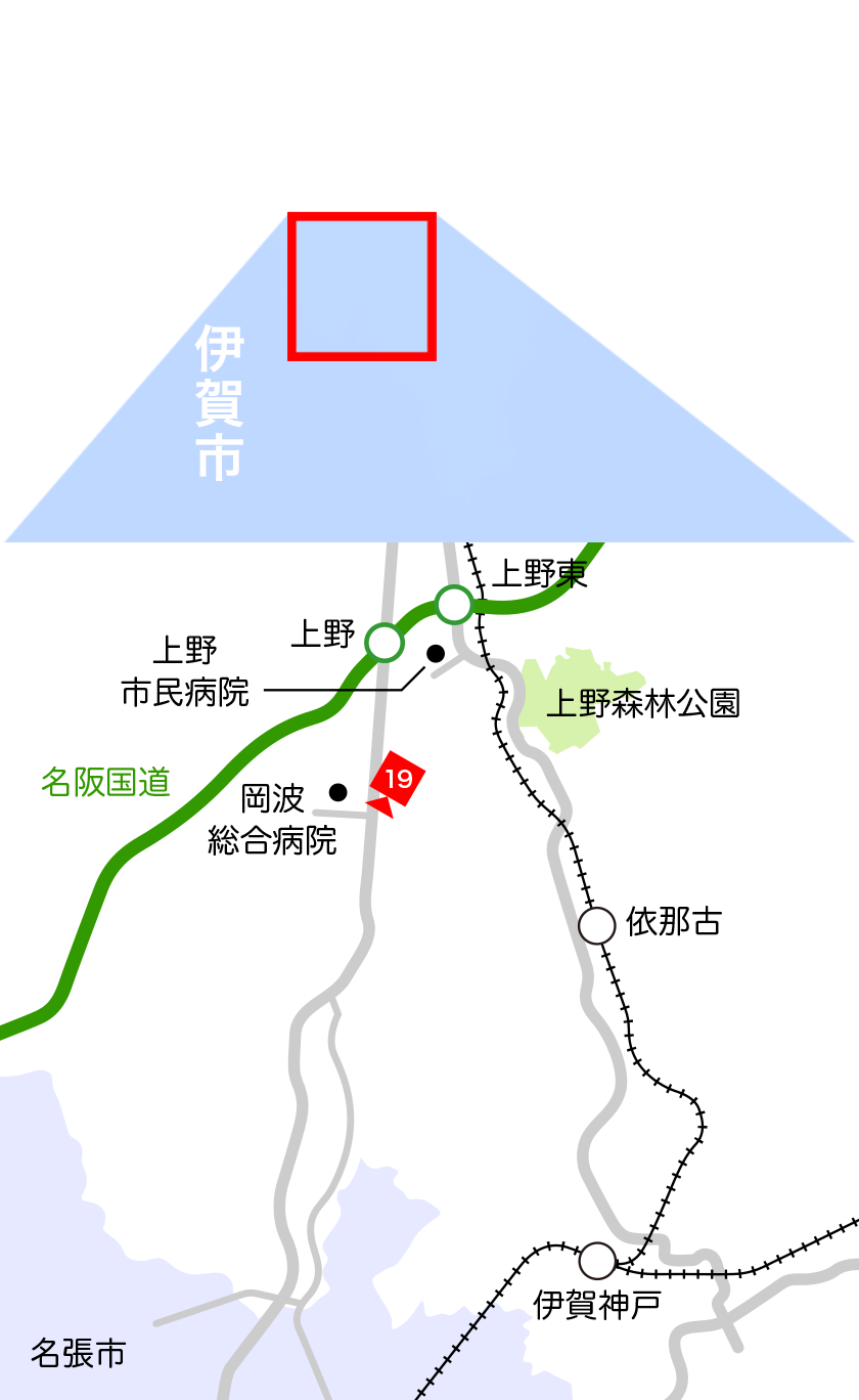伊賀市地図