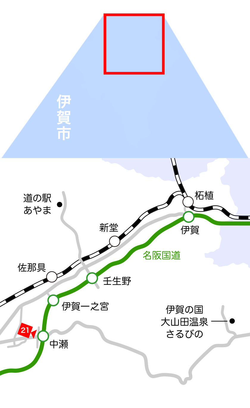 伊賀市地図