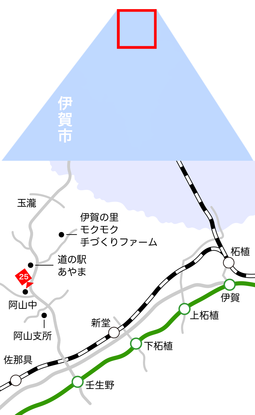 伊賀市地図